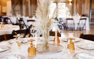 paige and crayton at our missouri wedding barn