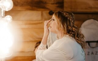 bailey and adam at our missouri wedding barn
