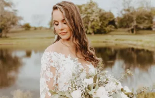 jacquelie and derek at our missouri wedding barn
