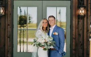 sarah and tyler at our kansas city wedding barn