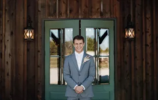 paige and crayton at our missouri wedding barn