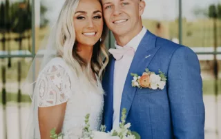 sarah and tyler at our kansas city wedding barn