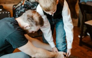 bailey and adam at our missouri wedding barn