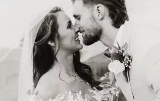 jacquelie and derek at our missouri wedding barn
