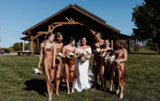 paige and crayton at our missouri wedding barn