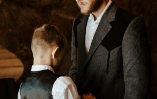 bailey and adam at our missouri wedding barn