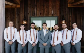 paige and crayton at our missouri wedding barn