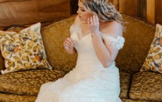 bailey and adam at our missouri wedding barn