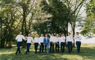 sarah and tyler at our kansas city wedding barn