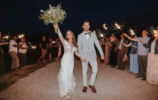 jacquelie and derek at our missouri wedding barn