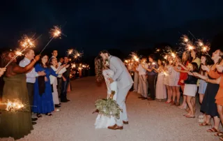jacquelie and derek at our missouri wedding barn