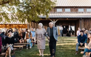 paige and crayton at our missouri wedding barn