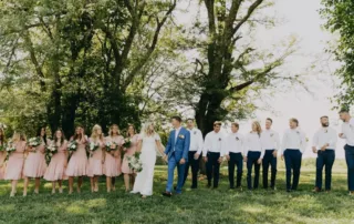 sarah and tyler at our kansas city wedding barn