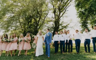 sarah and tyler at our kansas city wedding barn