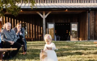 paige and crayton at our missouri wedding barn