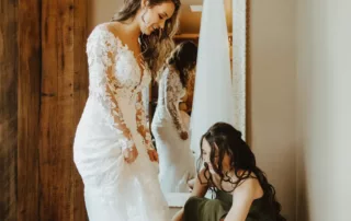 jacquelie and derek at our missouri wedding barn