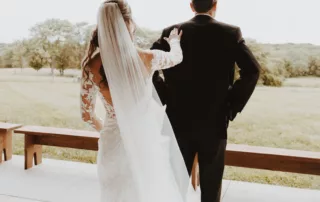 jacquelie and derek at our missouri wedding barn