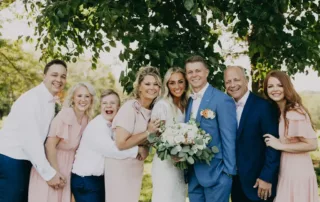 sarah and tyler at our kansas city wedding barn