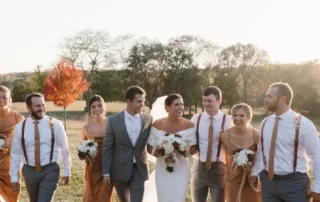 paige and crayton at our missouri wedding barn