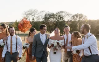 paige and crayton at our missouri wedding barn