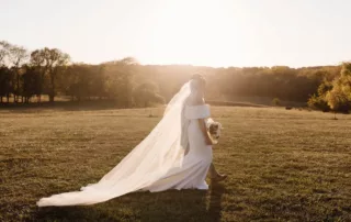 paige and crayton at our missouri wedding barn