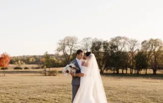 paige and crayton at our missouri wedding barn