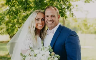 sarah and tyler at our kansas city wedding barn