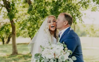 sarah and tyler at our kansas city wedding barn