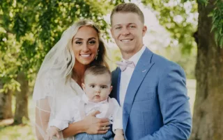 sarah and tyler at our kansas city wedding barn