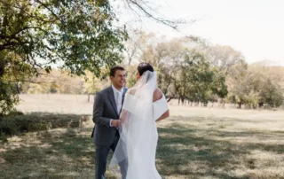 paige and crayton at our missouri wedding barn
