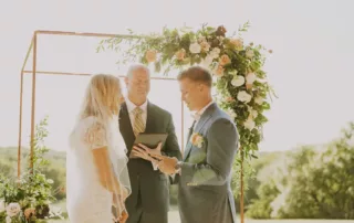 sarah and tyler at our kansas city wedding barn