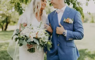 sarah and tyler at our kansas city wedding barn