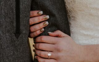 bailey and adam at our missouri wedding barn