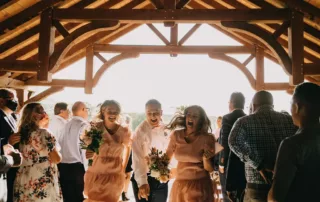 sarah and tyler at our kansas city wedding barn