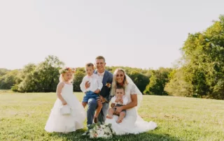sarah and tyler at our kansas city wedding barn