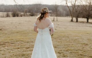 bailey and adam at our missouri wedding barn