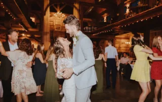 jacquelie and derek at our missouri wedding barn