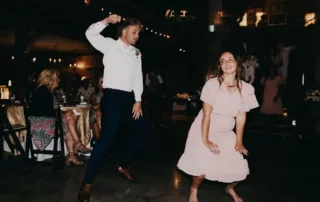 sarah and tyler at our kansas city wedding barn