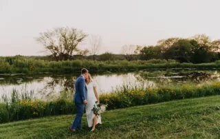 sarah and tyler at our kansas city wedding barn