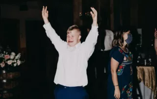 sarah and tyler at our kansas city wedding barn