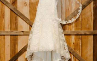bailey and adam at our missouri wedding barn