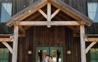 paige and crayton at our missouri wedding barn