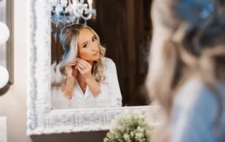 BS bride getting ready