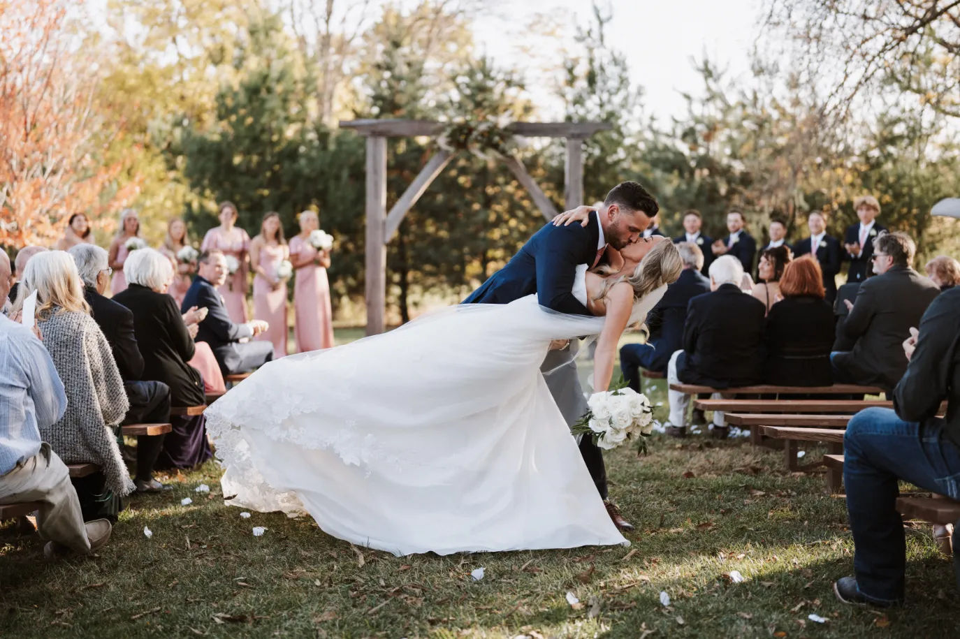 BS ceremony | wedding venues in lawrence ks